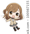 Deformed high school girl 100987155