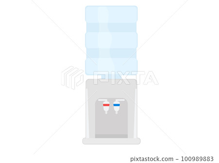 water cooler with bottle vector illustration on white background 100989883