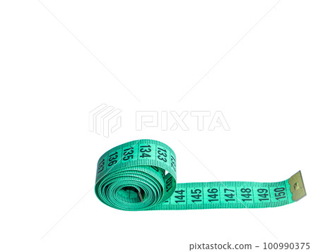 A centimeter is a tailor's tool for measuring when sewing. 100990375