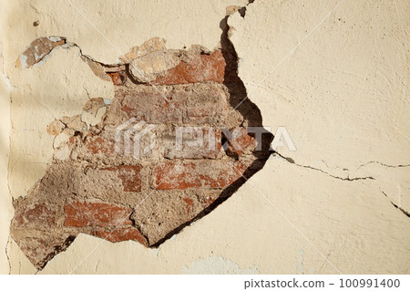 texture with a crack in the wall texture with a crack in the wall 100991400
