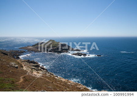 Cape Tourinan shoreline landscape, Galicia, Spain Cape Tourinan shoreline landscape, Galicia, Spain 100991994