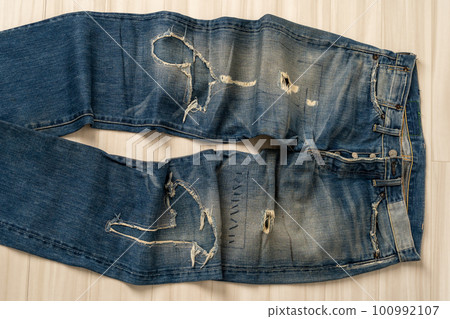 LEVI'S501XX VINTAGE 1955 Reprint Warn Hard Customized 100992107