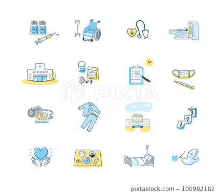 Various medical item sets 100992182