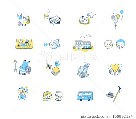 Various care and welfare item sets Various care and welfare item sets 100992184