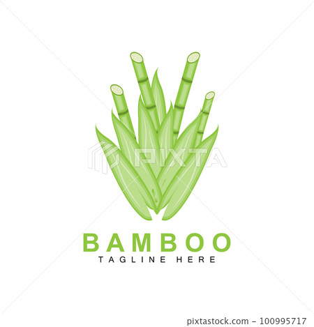 Bamboo Logo, Green Plant Design, Nature Tree...-插圖素材 [100995717] - PIXTA圖庫