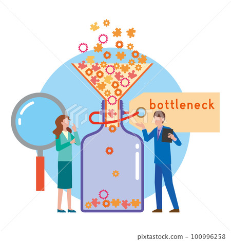 瓶頸圖像說明 100996258