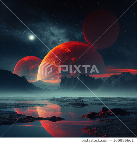 fantastic space image of the red planets fantastic space image of the red planets 100996661