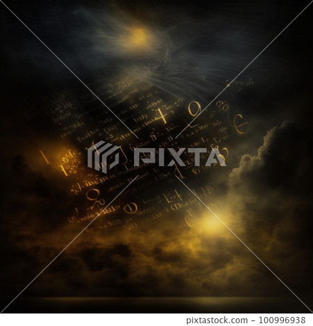 mystical monolith with hieroglyphs in the sky mystical monolith with hieroglyphs in the sky 100996938