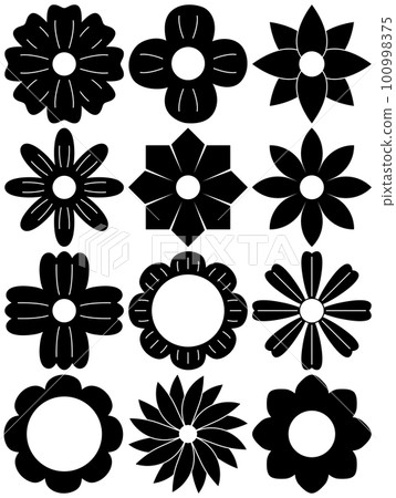 Flower vector set Flower vector set 100998375