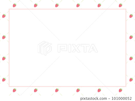 Simple illustration of cute strawberry 101000052