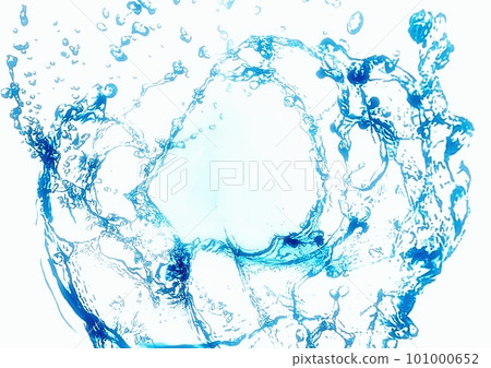 3d illustration of abstract blue water splash 3d illustration of abstract blue water splash 101000652