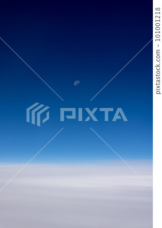 moon seen from an airplane moon seen from an airplane 101001218