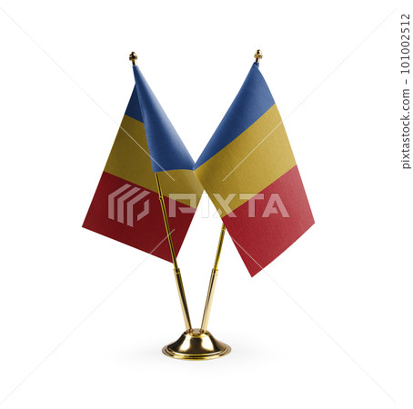 Small national flags of the Chad on a white background Small national flags of the Chad on a white background 101002512