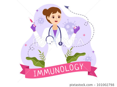 Immunology Illustration with People Immune Protection System Helping to Get Rid of Infections and Harmful Bacteria in Cartoon Hand Drawn Templates Immunology Illustration with People Immune Protection System Helping to Get Rid of Infections and Harmful Bacteria in Cartoon Hand Drawn Templates 101002798