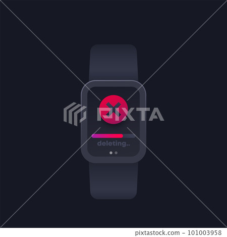 deleting files, erasing data in smart watch deleting files, erasing data in smart watch 101003958