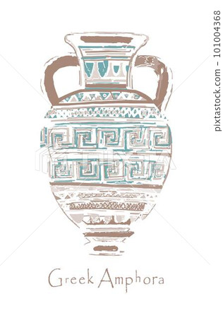 The silhouette of a broken amphora. The silhouette of a broken amphora. 101004368