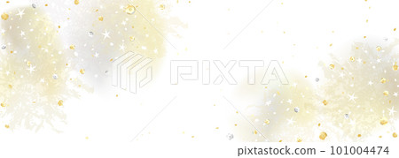 金色背景鑲嵌金銀亮片 101004474