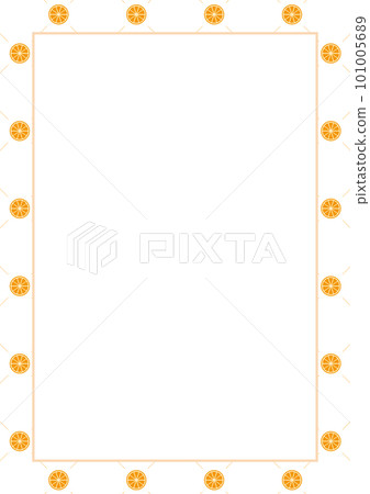 Simple illustration of a cute orange Simple illustration of a cute orange 101005689