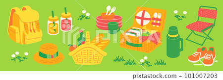 set of picnic goods 101007203
