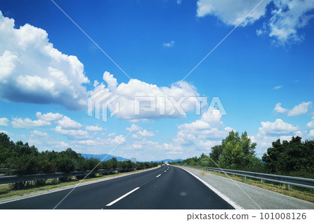 road and blue sky 101008126