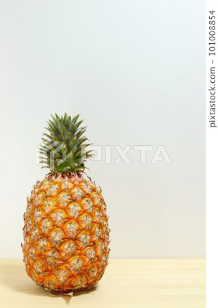 Taiwan pineapple whole fruit [white background copy space] 101008854