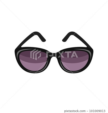Sunglasses isolated on white background. Vector illustration. 101009013