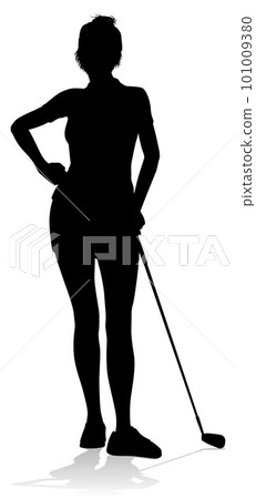 Golfer Golf Sports Person Silhouette Golfer Golf Sports Person Silhouette 101009380