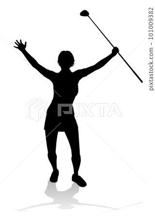 Golfer Golf Sports Person Silhouette Golfer Golf Sports Person Silhouette 101009382