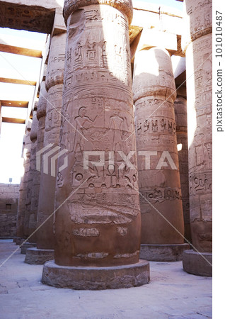 Great Hypostyle Hall at the Temples of Karnak Great Hypostyle Hall at the Temples of Karnak 101010487