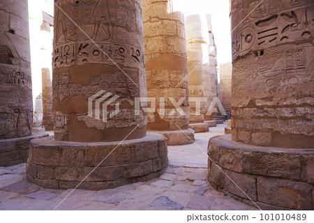 Great Hypostyle Hall at the Temples of Karnak Great Hypostyle Hall at the Temples of Karnak 101010489