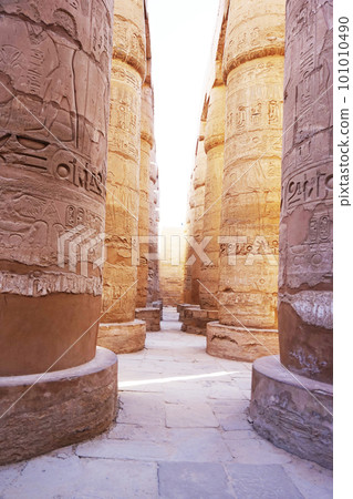 Great Hypostyle Hall at the Temples of Karnak Great Hypostyle Hall at the Temples of Karnak 101010490