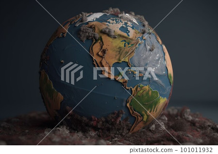 World earth planet. Space global concept. Generate Ai 101011932