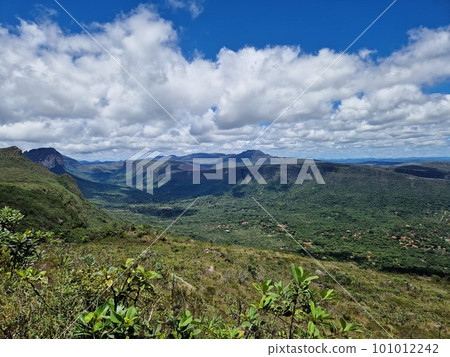 Look over Vale do Capao in Chapada Diamantina in Brazil Look over Vale do Capao in Chapada Diamantina in Brazil 101012242