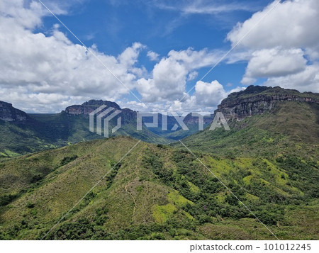 Vale do Pati lookout in Chapada Diamantina National Park in Brazil Vale do Pati lookout in Chapada Diamantina National Park in Brazil 101012245