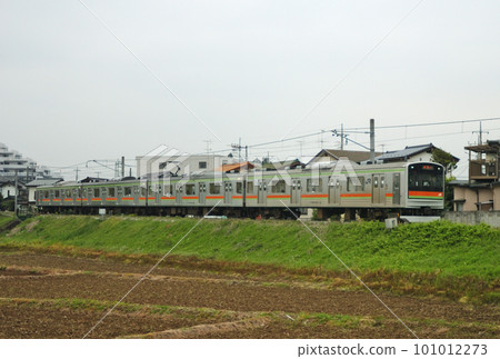 Kawagoe Line Komagawa-Musashi Takahagi JR East 205 series 3000 series 82 formation (Kawagoe) 101012273