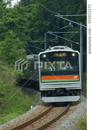 Hachiko Line Kaneko-Higashi Hanno JR East 205 series 3000 series 83 formation (Kawagoe) Hachiko Line Kaneko-Higashi Hanno JR East 205 series 3000 series 83 formation (Kawagoe) 101012275