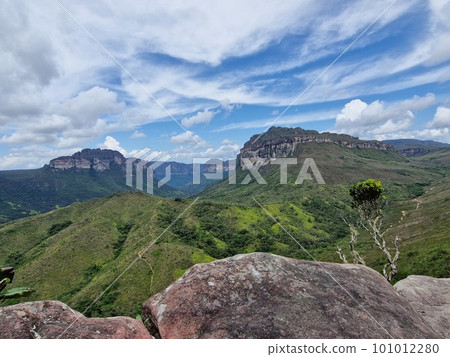 Vale do Pati lookout in Chapada Diamantina National Park in Brazil Vale do Pati lookout in Chapada Diamantina National Park in Brazil 101012280