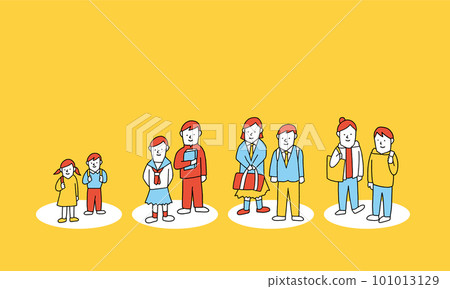 小學生、初中生、高中生、大學生插畫 小學生、初中生、高中生、大學生插畫 101013129