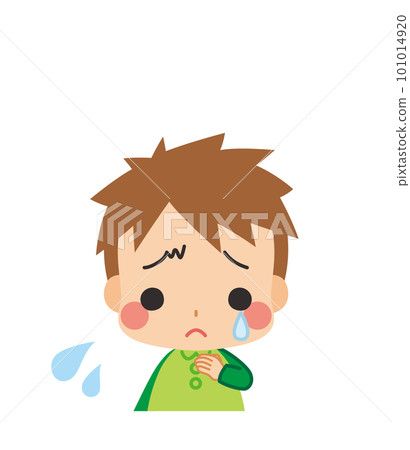 一個可愛的小男孩哭泣的插圖,上半身,白色背景,人,矢量圖 一個可愛的小男孩哭泣的插圖,上半身,白色背景,人,矢量圖 101014920