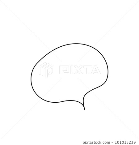 講話泡泡的粗略插圖 講話泡泡的粗略插圖 101015239