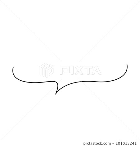 講話泡泡的粗略插圖 101015241