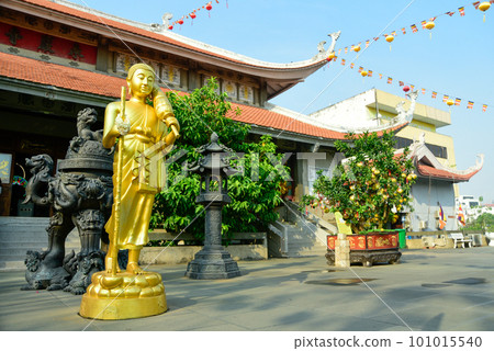 越南胡志明市 Vinh Nghiem 寺 (Eiganji) 非常美麗的風景 越南胡志明市 Vinh Nghiem 寺 (Eiganji) 非常美麗的風景 101015540