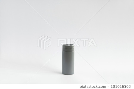 Black shampoo packaging mockup. Vertical empty plastic cosmetic package for man, isolated on white background. Container of conditioner, hair rinse. Black shampoo packaging mockup. Vertical empty plastic cosmetic package for man, isolated on white background. Container of conditioner, hair rinse. 101016503