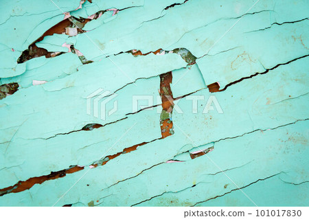 Old cracked paint. Grunge texture. Layer of old paint cracked. 101017830