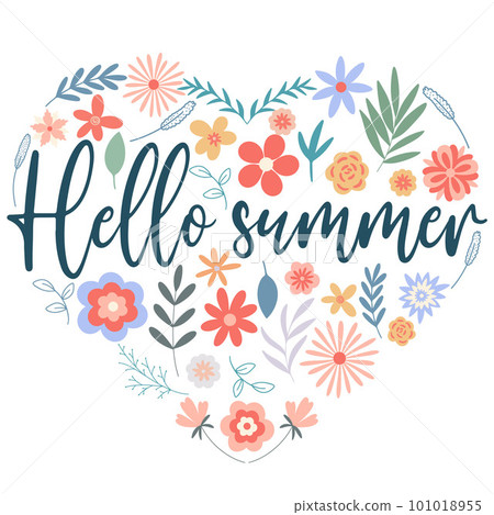 Hello summer banner 101018955