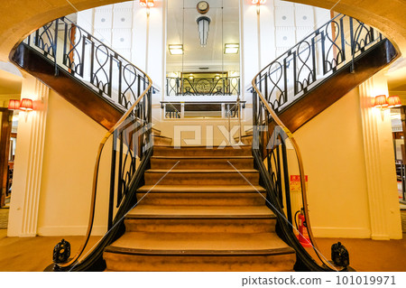 Inside the passenger and cargo ship Hikawa Maru 101019971