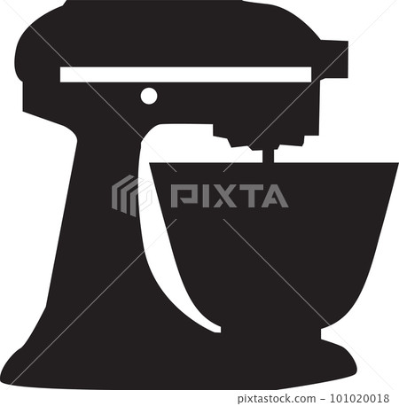 kitchen mixer icon on white background. mixer sign. stand mixer symbol. flat style. 101020018