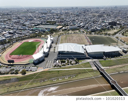 Kariya Comprehensive Athletic Park/Wing Arena Kariya in Spring 101020313
