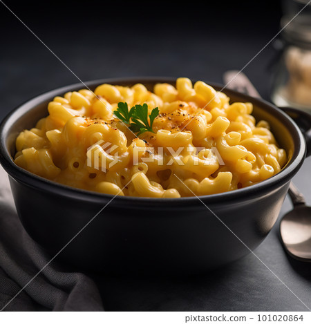 Mac and cheese. Classic American rustic mac and cheese. Golden baked macaroni with cheddar Mac and cheese. Classic American rustic mac and cheese. Golden baked macaroni with cheddar 101020864