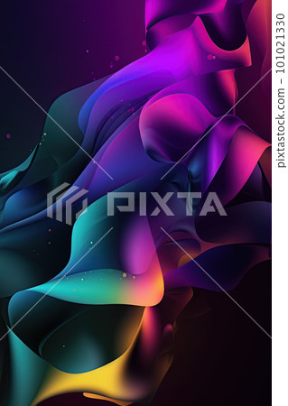 Abstract background. Abstract 3d dark purple background. Dark 3d wallpaper 101021330